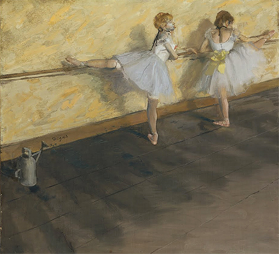 Dancers Practicing at the Barre Edgar Degas